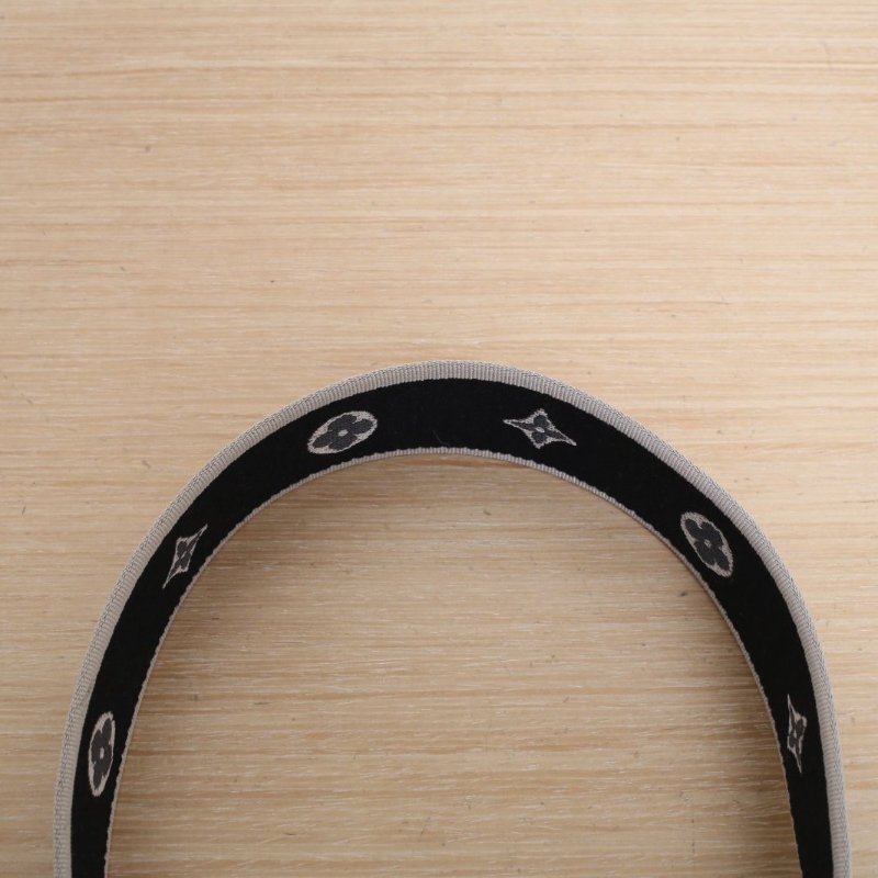 LOUIS VUITTON Diane法棍包24可拆卸寬肩帶黑色牛皮晶片肩背包-2