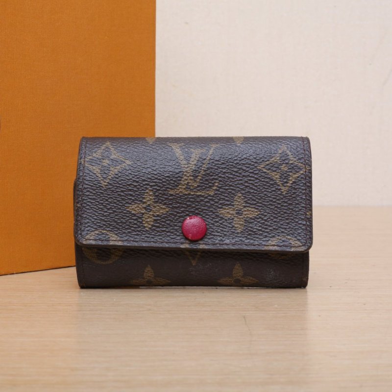 LOUIS VUITTON 老花PVC2016LV鑰匙包肩背包-0