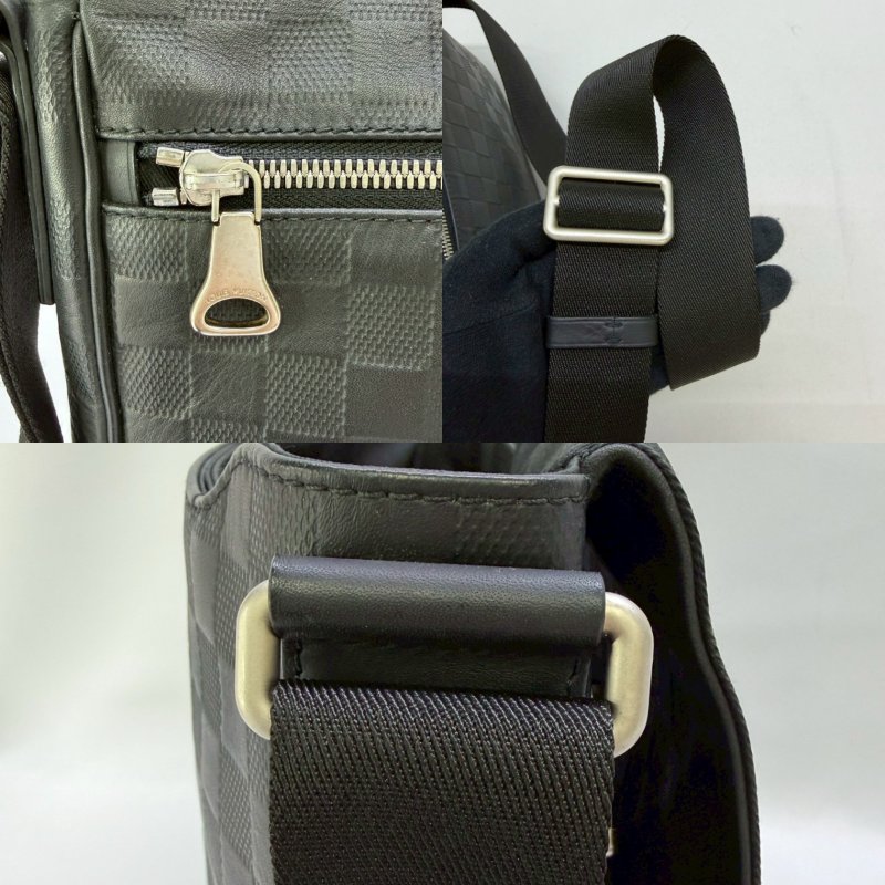 LV DISTRICT PM棋盤壓紋斜背包-5