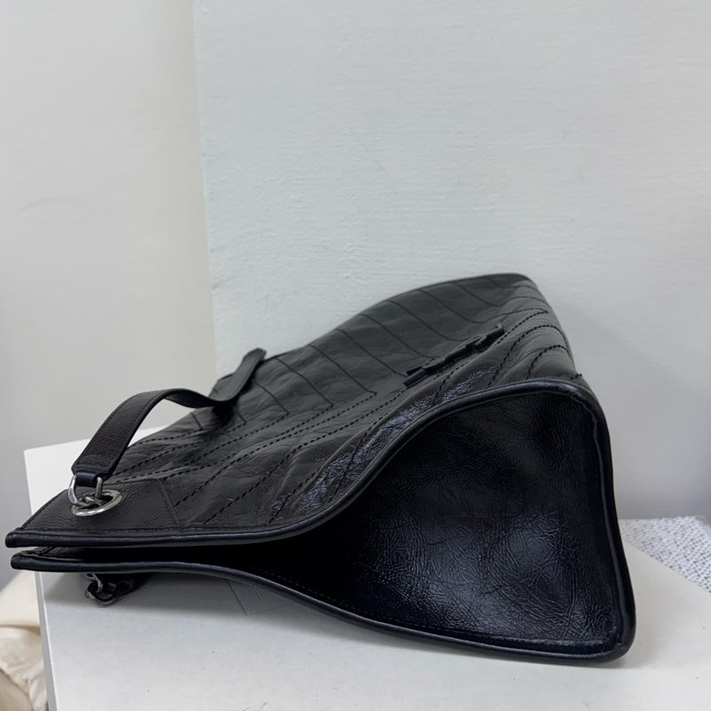 Ysl niki 黑銀肩背包-5