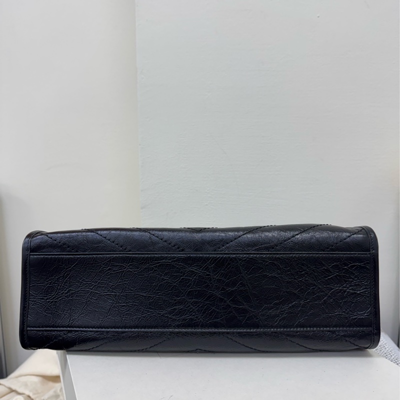 Ysl niki 黑銀肩背包-8