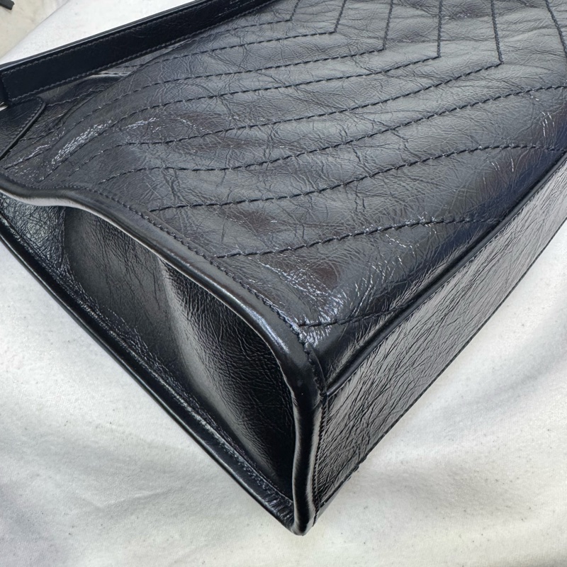 Ysl niki 黑銀肩背包-12