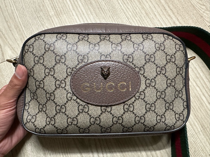 Gucci 虎頭 相機包-1