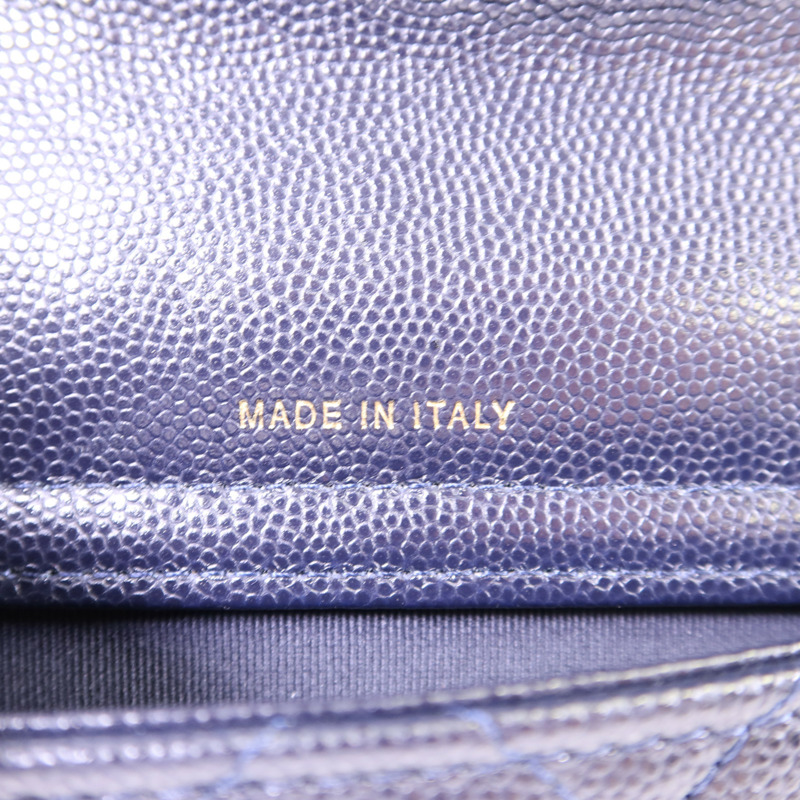 CHANEL 牛皮皮革Chain Shoulder Bag金扣鏈帶肩背袋-8