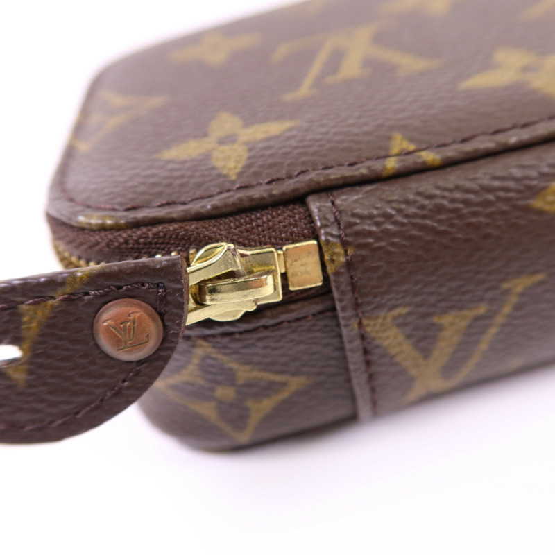 LOUIS VUITTON Monogram Poche Monte Carlo Jewelry Case金扣首飾盒-8