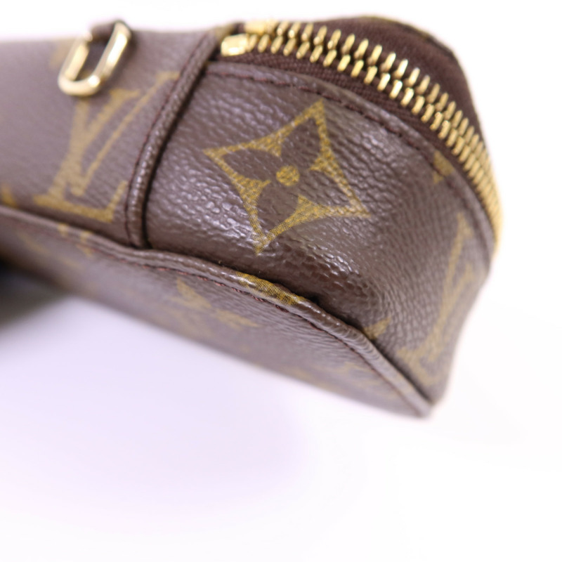 LOUIS VUITTON Monogram Poche Monte Carlo Jewelry Case金扣首飾盒-11