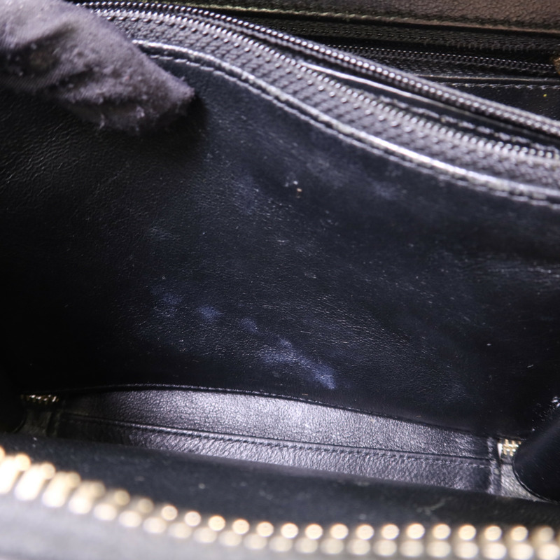 CHANEL 牛皮皮革Vanity Case Bag金扣手挽肩背兩用袋-16