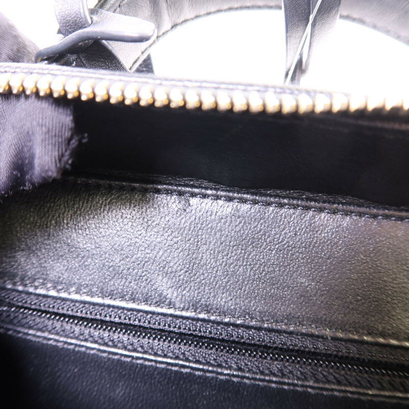 CHANEL 牛皮皮革Vanity Case Bag金扣手挽肩背兩用袋-18