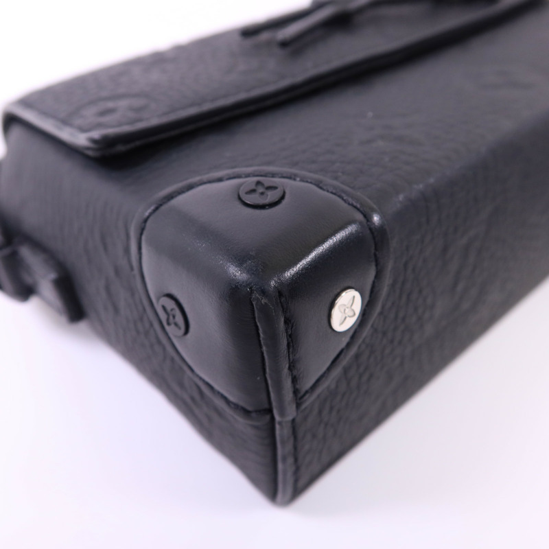 LOUIS VUITTON Monogram Taurillon Steamer Wearable Wallet肩背袋-11