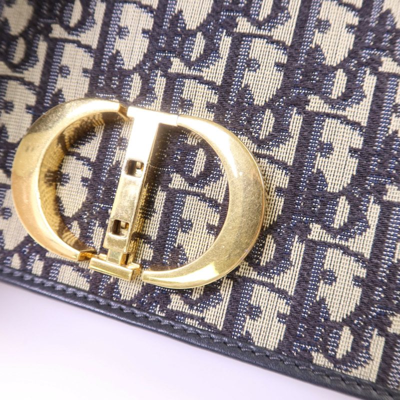 Dior 帆布Montaigne金扣肩背袋-10