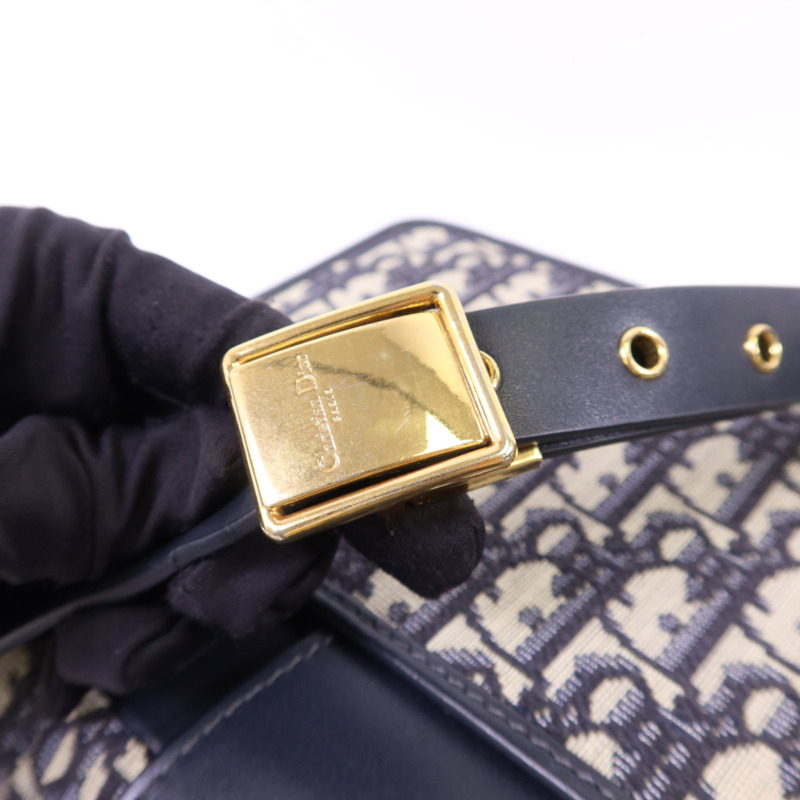 Dior 帆布Montaigne金扣肩背袋-14