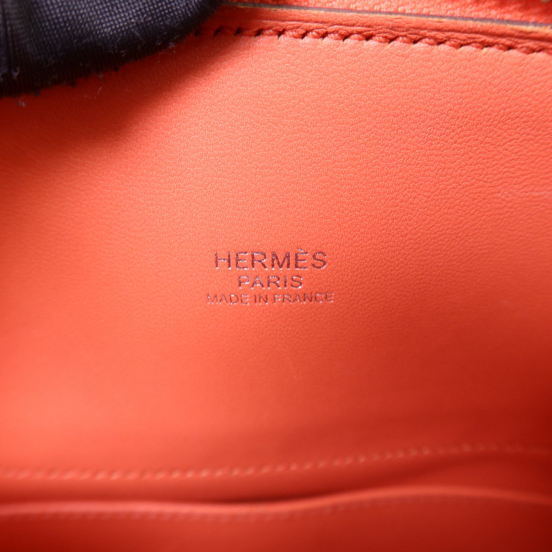 HERMES Epsom皮革Bolide 27銀扣手挽肩背兩用袋Rose Jaipur-6