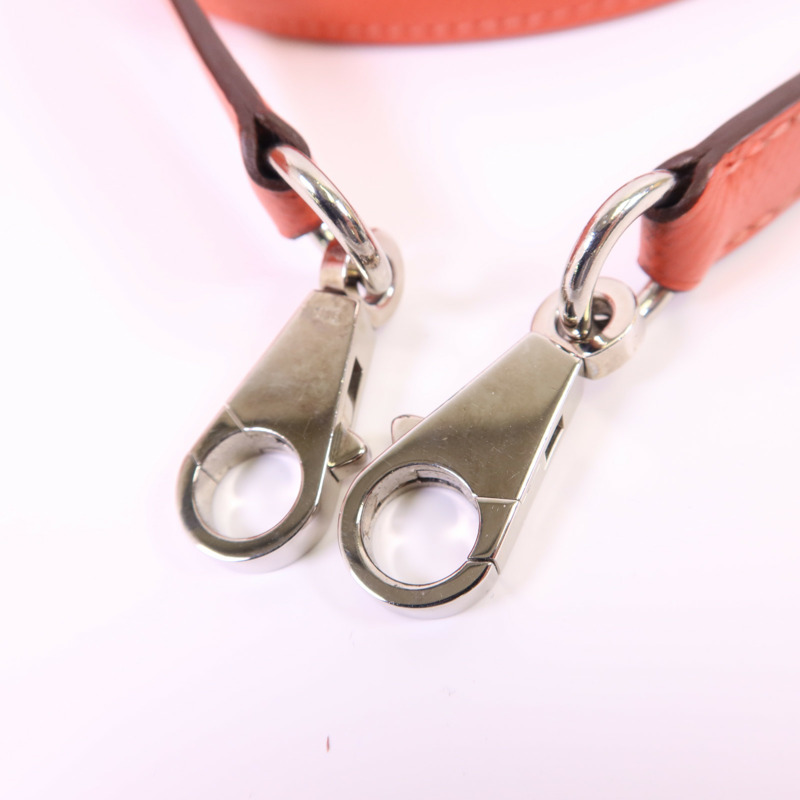 HERMES Epsom皮革Bolide 27銀扣手挽肩背兩用袋Rose Jaipur-9