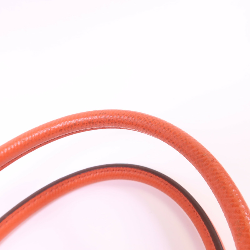 HERMES Epsom皮革Bolide 27銀扣手挽肩背兩用袋Rose Jaipur-17