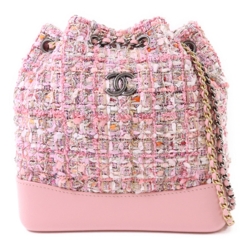 CHANEL 斜紋軟呢Gabrielle Backpack背包-0