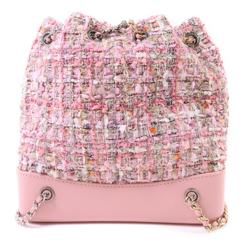 CHANEL 斜紋軟呢Gabrielle Backpack背包-1