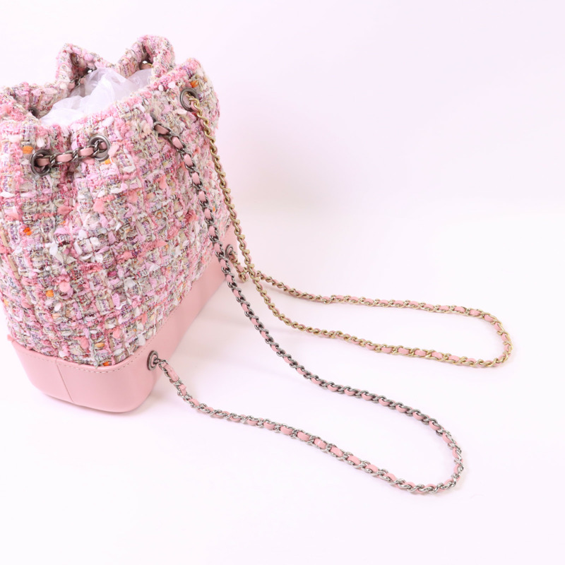 CHANEL 斜紋軟呢Gabrielle Backpack背包-4