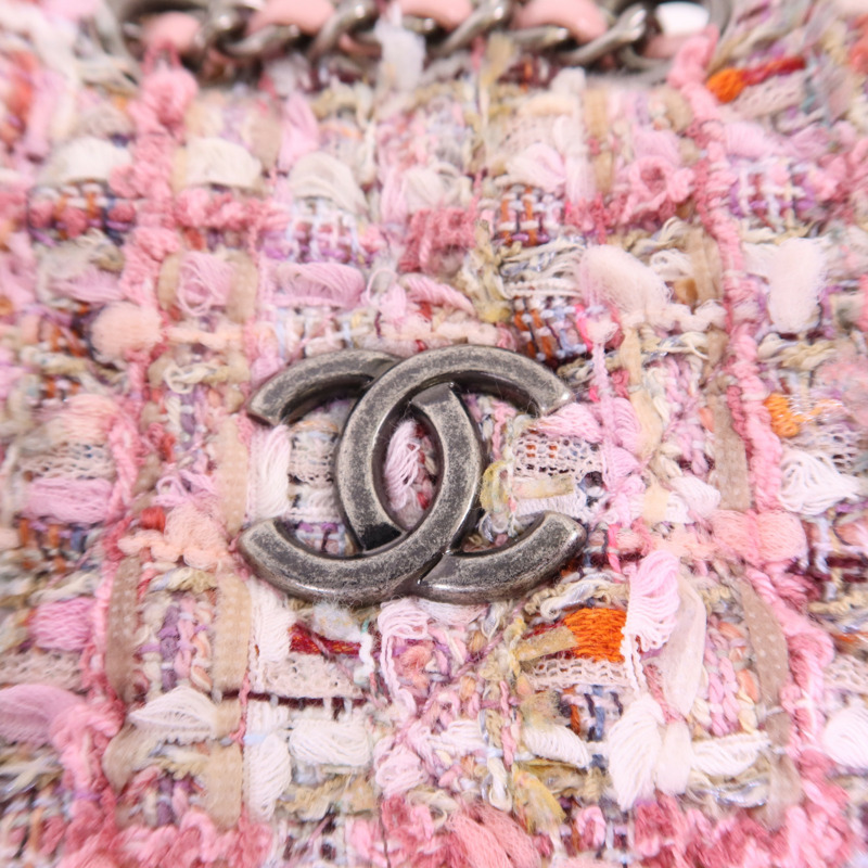 CHANEL 斜紋軟呢Gabrielle Backpack背包-8