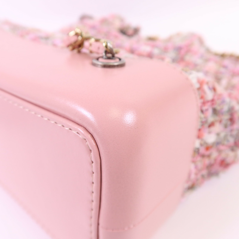 CHANEL 斜紋軟呢Gabrielle Backpack背包-11