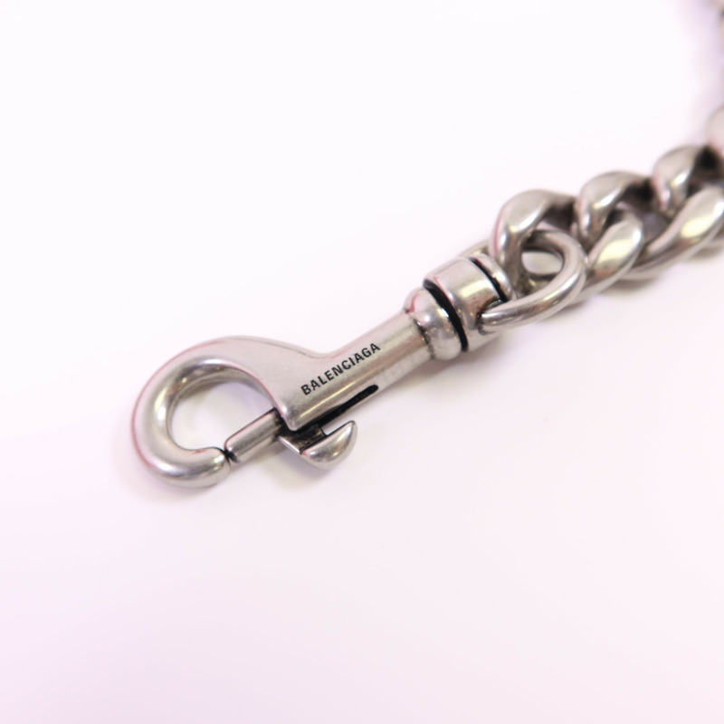 BALENCIAGA 帆布Raver Bag鏈帶肩背袋-9