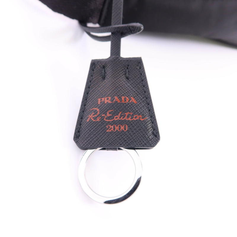 PRADA 尼龍Shoulder Bag銀扣肩背袋-11