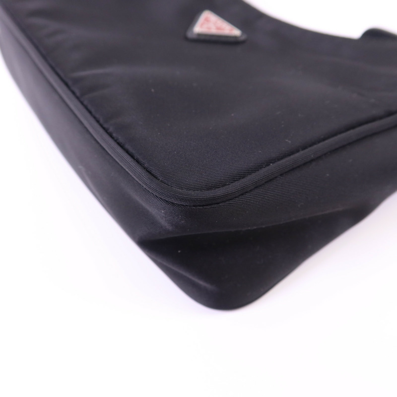PRADA 尼龍Shoulder Bag銀扣肩背袋-12