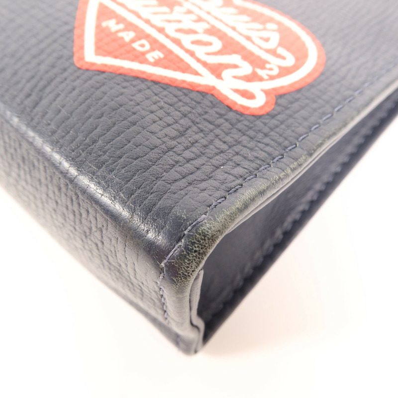 LOUIS VUITTON Monogram Denim LV X Nigo Pochette Voyage金扣手拿包-6