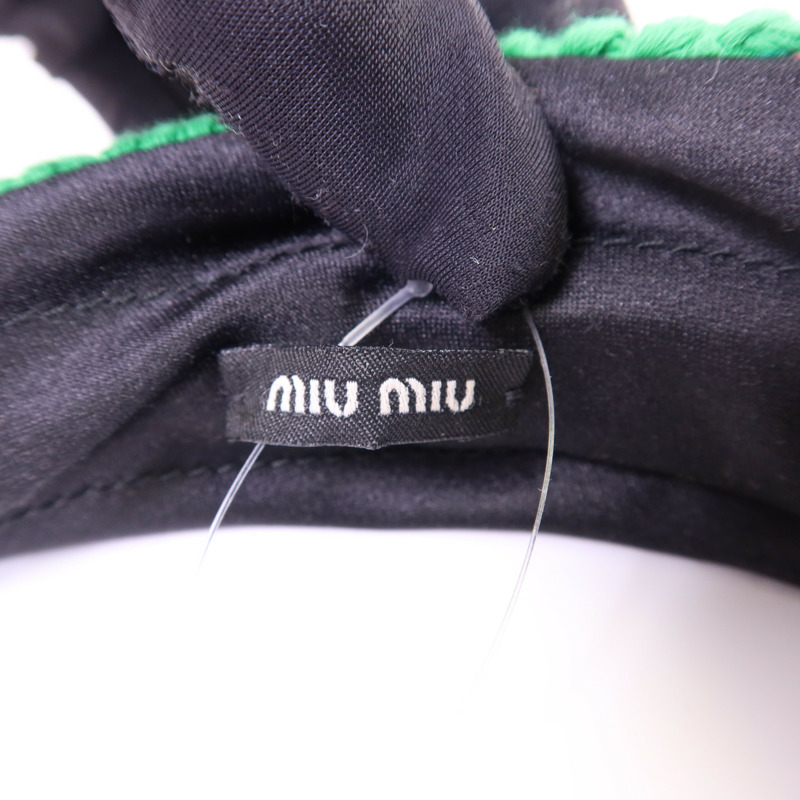 Miu Miu 布料Crochet Hairband頭箍-4
