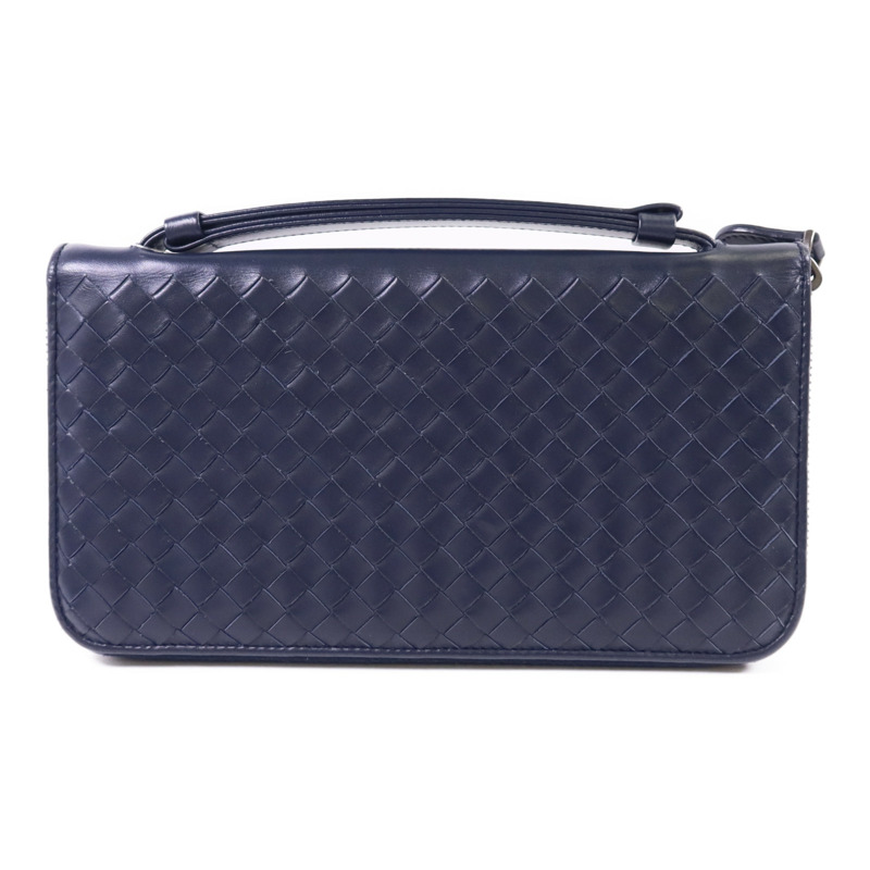 BOTTEGA VENETA 牛皮皮革 Long Round Wallet長錢包-0