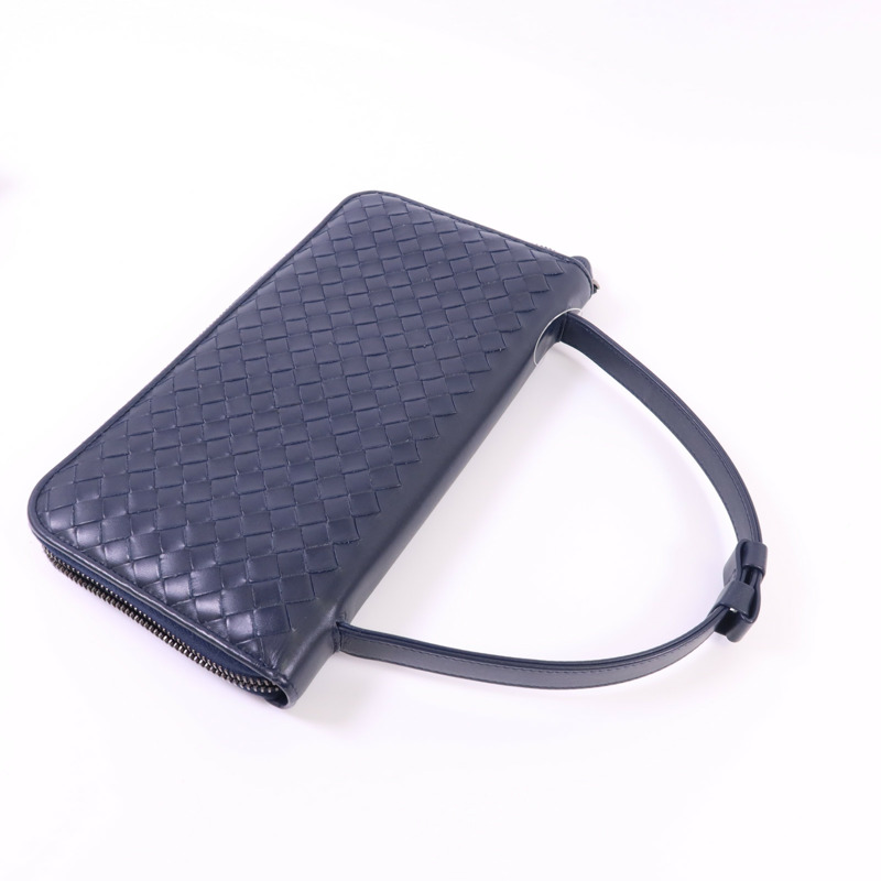 BOTTEGA VENETA 牛皮皮革 Long Round Wallet長錢包-10