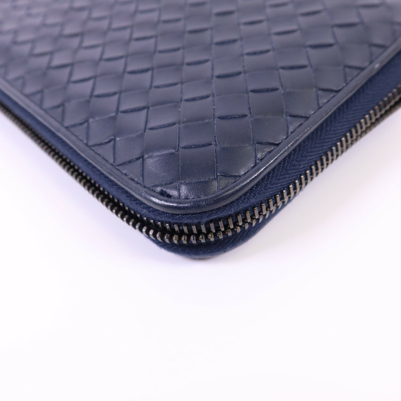 BOTTEGA VENETA 牛皮皮革 Long Round Wallet長錢包-13