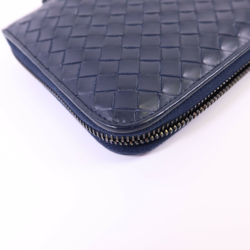 BOTTEGA VENETA 牛皮皮革 Long Round Wallet長錢包-14