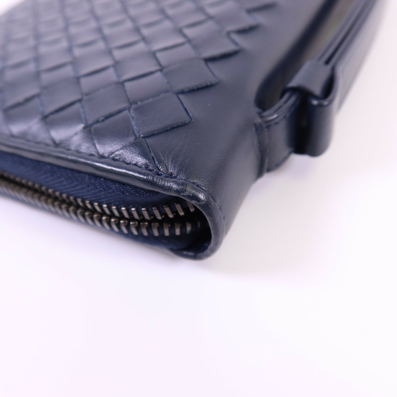 BOTTEGA VENETA 牛皮皮革 Long Round Wallet長錢包-15