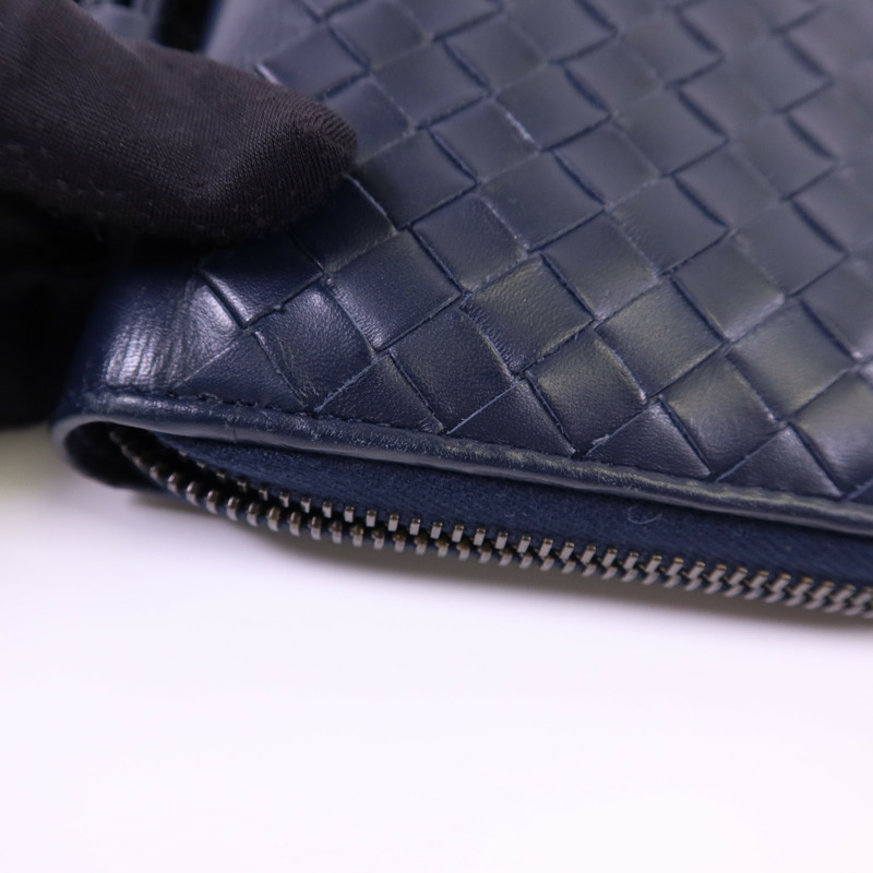 BOTTEGA VENETA 牛皮皮革 Long Round Wallet長錢包-16