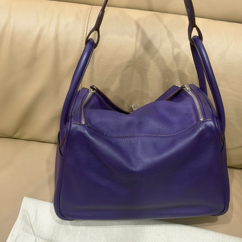 Hermes 愛馬仕 Lindy 林迪包30 鳶尾紫/98新美品-3