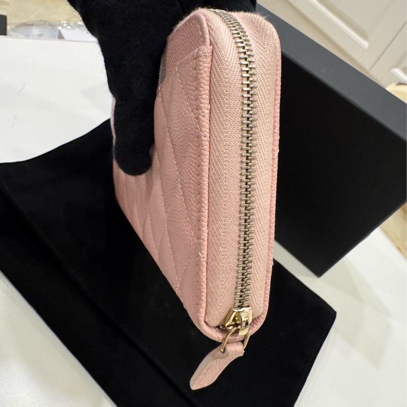 Chanel 櫻花粉長夾(9新)-3