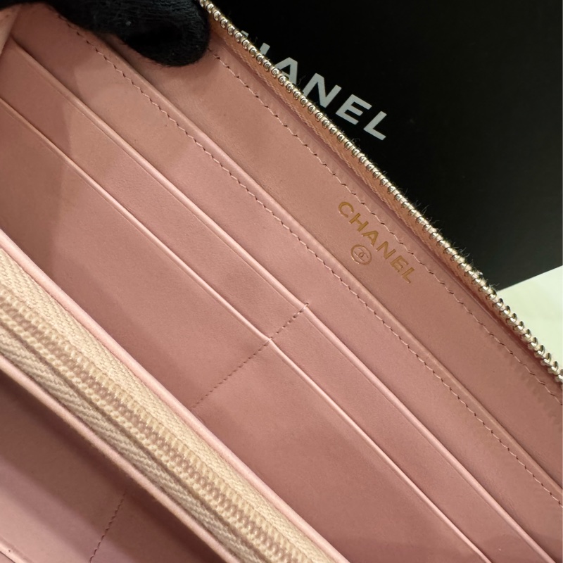 Chanel 櫻花粉長夾(9新)-6