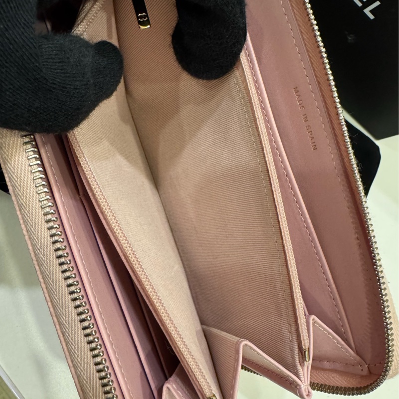 Chanel 櫻花粉長夾(9新)-7