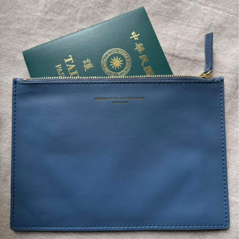 ✨支持安心購 / 全新 義大利 ERMANNO SCERVINO / 真皮小物袋-3