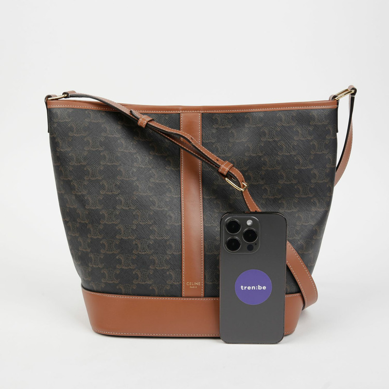 CELINE Triope 中型水桶肩背包 191132CAS-9