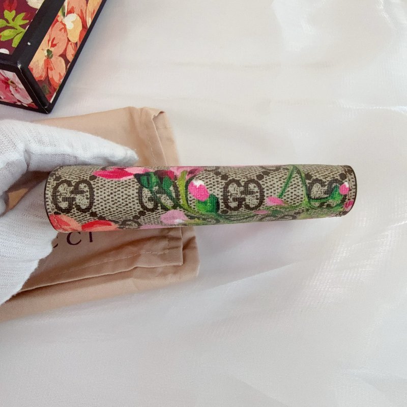 Gucci 花卉短款钱包-2