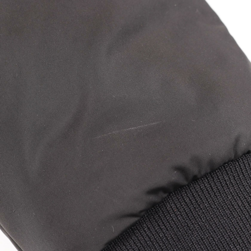 FENDI FF圖案黑色聚酯短版夾克，男款，二手，48號-8