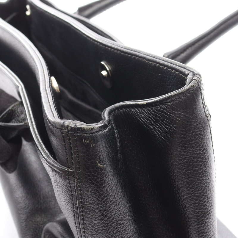 香奈兒 2.55 Executive Tote 手提包 A29293 小牛皮 黑色 二手 SHW-9
