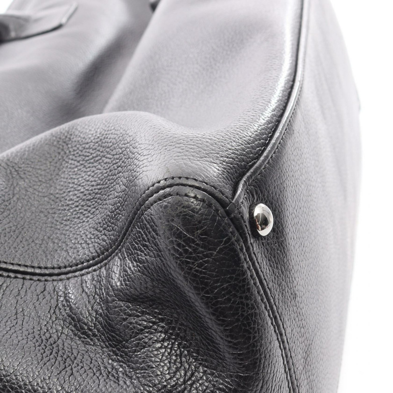 香奈兒 2.55 Executive Tote 手提包 A29293 小牛皮 黑色 二手 SHW-10