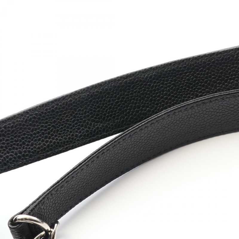 香奈兒 (CHANEL) Matelasse PST 托特包 A50994 黑色粒面小牛皮,二手女士 SHW-6