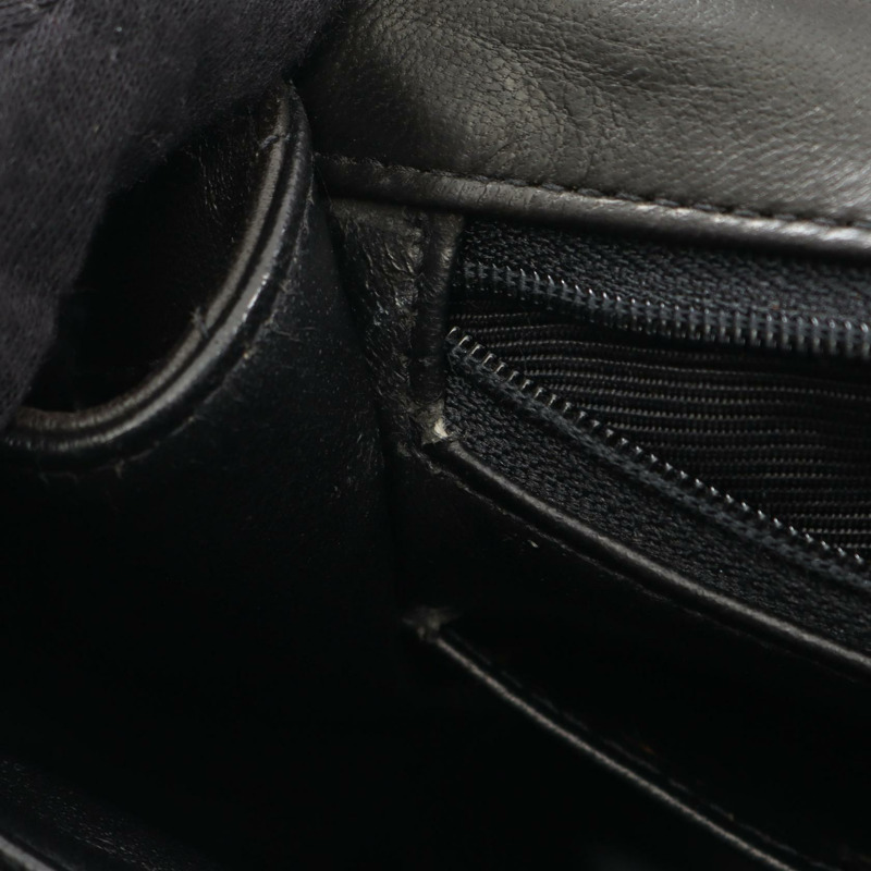 香奈兒 Jumbo Matelasse 30 單翻蓋鏈條肩背包，羊皮材質，黑色，二手-5