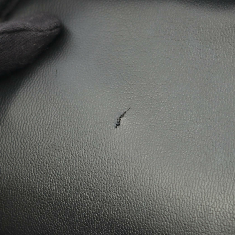 香奈兒 COCO 標誌化妝包,粒面小牛皮,黑色,二手,女士,金色五金 CC-5