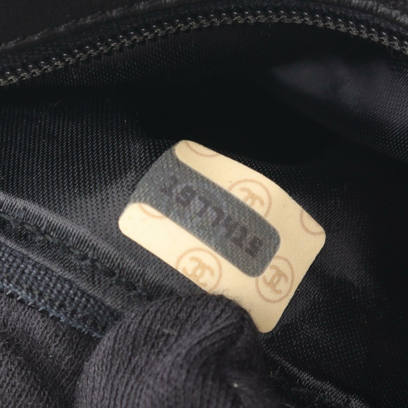 香奈兒 COCO 標誌菱形縫線鏈斜背包單肩包,羊皮,黑色,金色五金-4