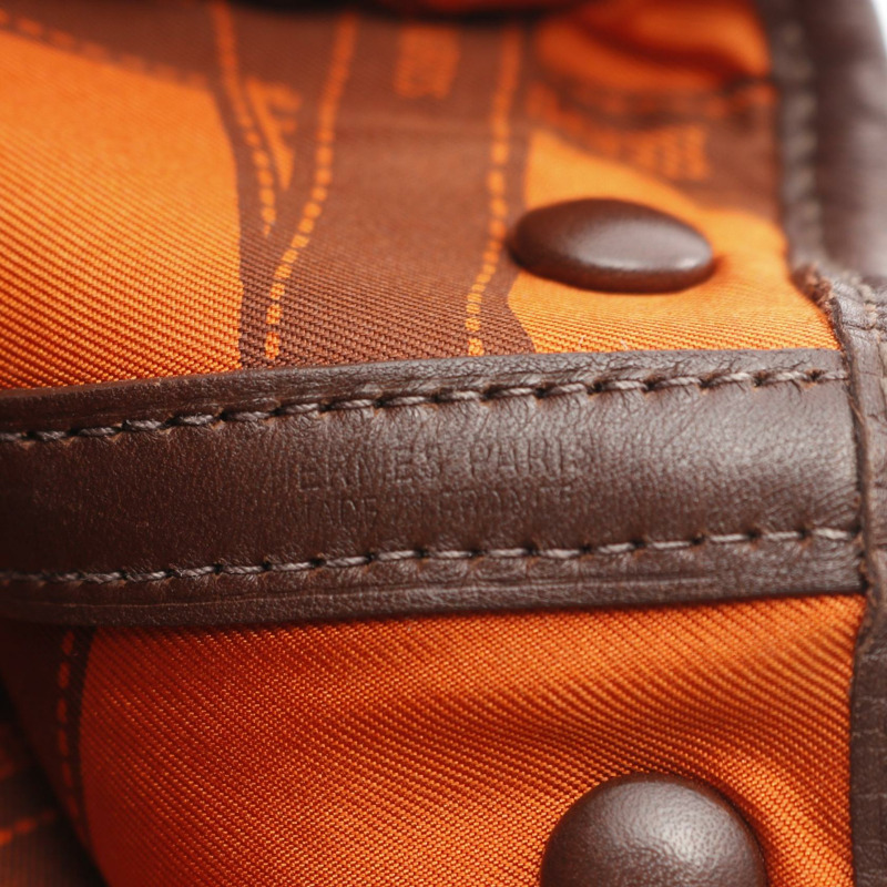 愛馬仕花園派對TTPM手提包,Swift皮革,棕色哈瓦那色,二手,SHW-3