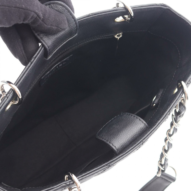 香奈兒 (CHANEL) Matelasse PST 手提鏈條肩背包 黑色 皮革 二手 女士 SHW-2